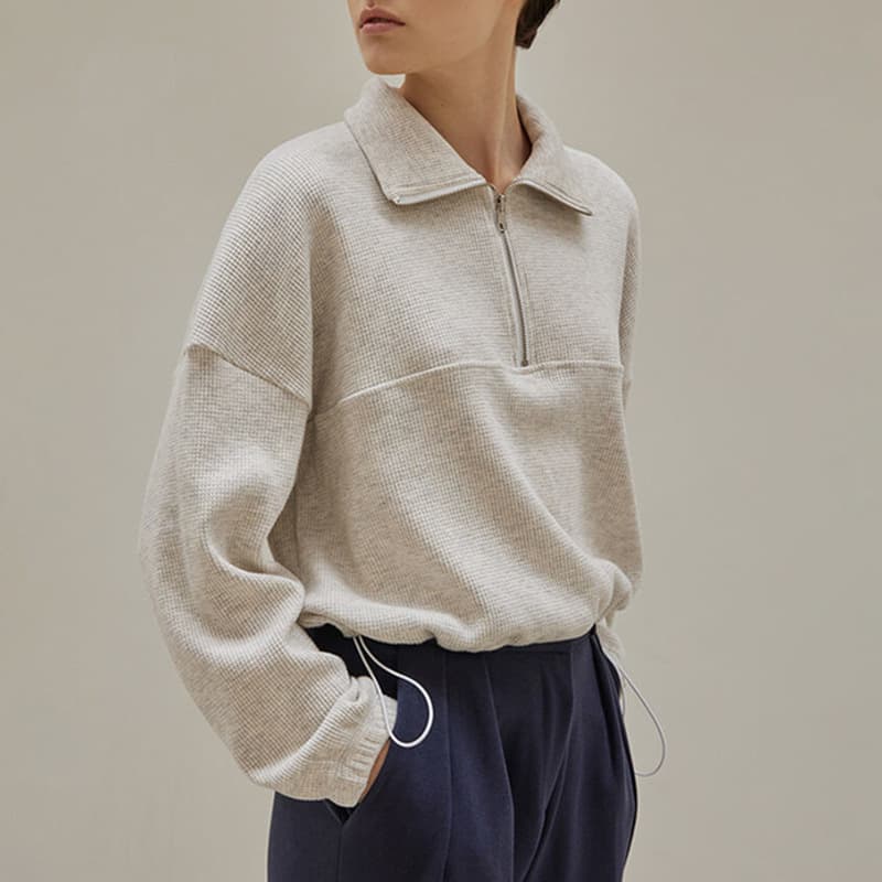 Women's Casual Long Sleeve Hoodie Polo Collar Drawstring Waist Slim Fit Comfortable Pullover Sweatshirt Spring Autumn Fashion