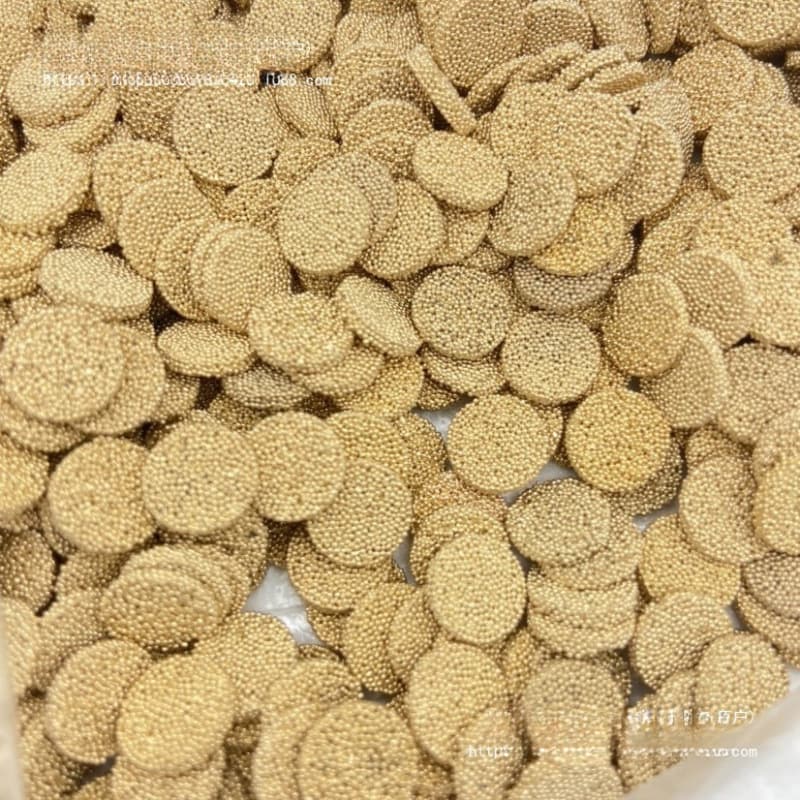 Brass filter exhaust filter pin muffler piece breathable filter piece particle piece