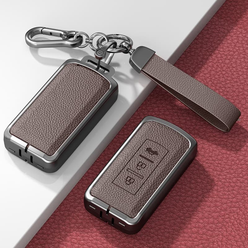 Premium Key Case Cover for GAC Mitsubishi Outlander, Compatible with ASX, Eclipse Cross, Lancer EX, Men's High-End Car Shell Buckle Bag