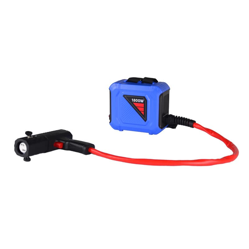 Core induction heater 1.75KW handheld automotive heating tool, split design with 4 coils in a cardboard box.