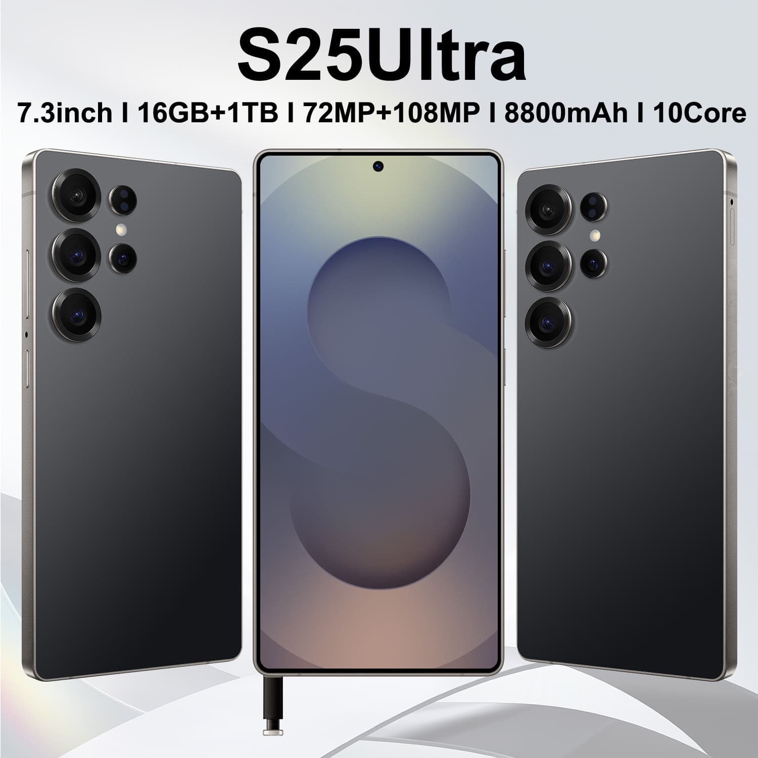 Cross-border New S25 Ultra Smartphone 16+1TB HD Large Screen 7.3-inch Smartphone Source Factory