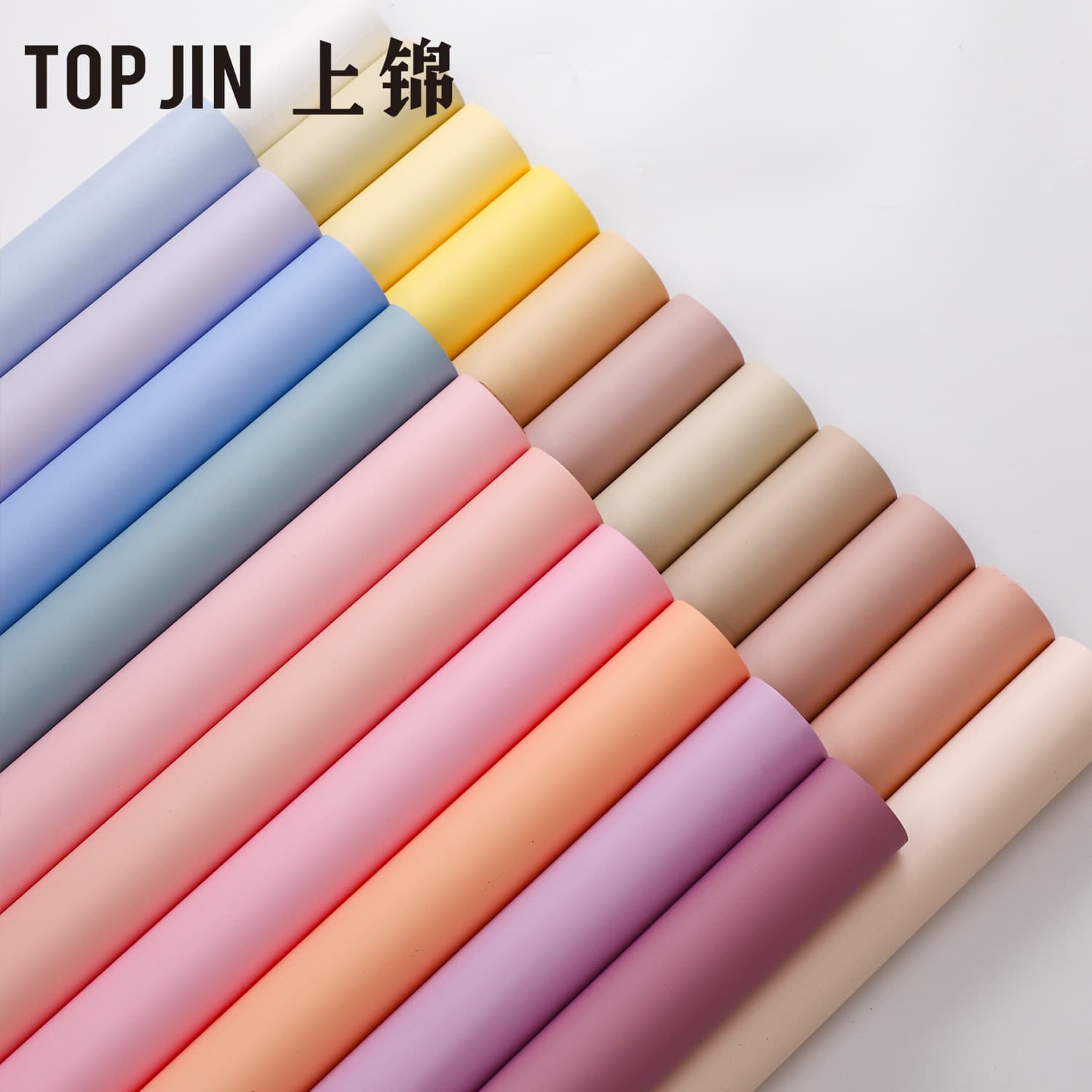 Korean Style Solid Color Roll Waterproof Flower Wrapping Paper Floral Bouquet Packaging Paper Matte Morning Mist Paper Fresh Flower Wrapping