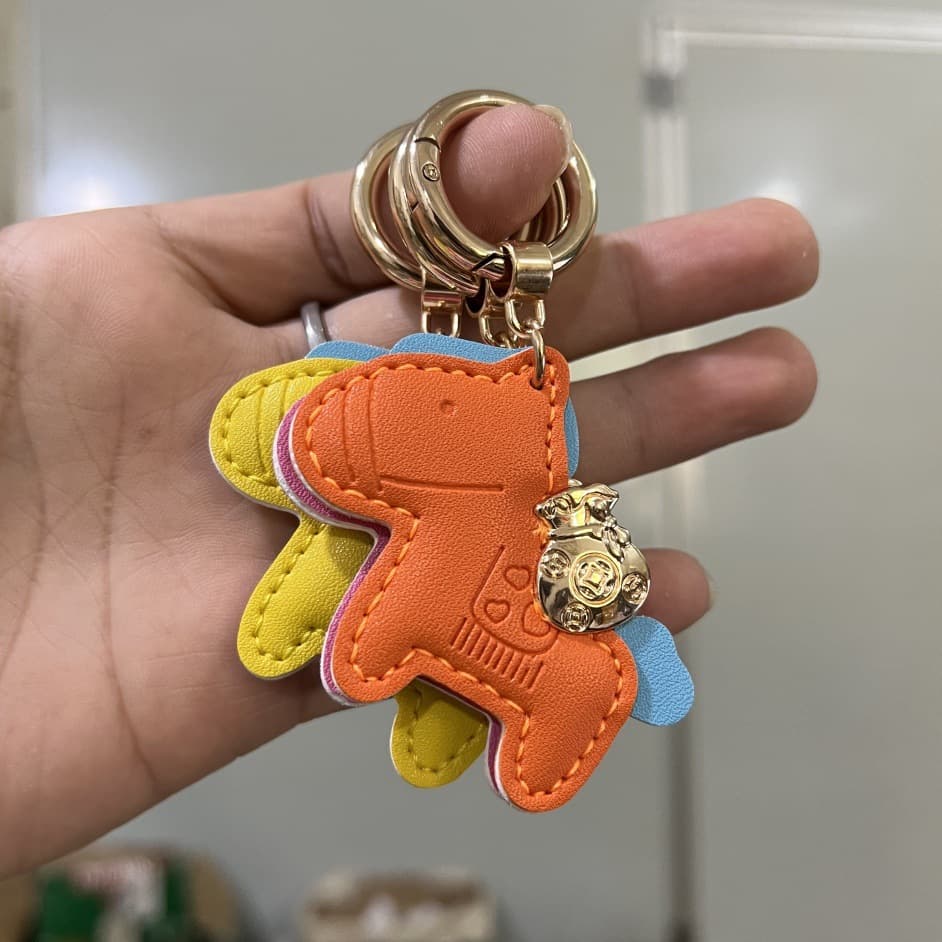 Year of the Horse Most Popular Model, Instant Wealth, Zinc Alloy Keychain Pendant, Luggage Tag, Personalized Creative Promotional Gift