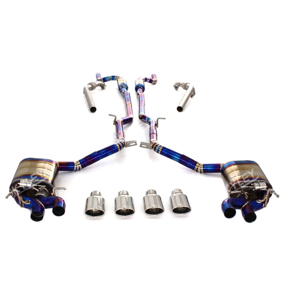Cat-Back Exhaust for Mercedes-Benz C63 AMG W204 6.2L 2012-2016 in 304 Stainless Steel or Titanium