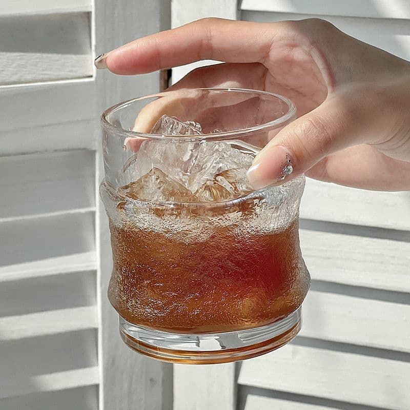 New Member Exclusive Japanese Premium Whiskey Glass Ice Cup Glass Cup Hand Feel Water Cup Iced American Coffee Cup