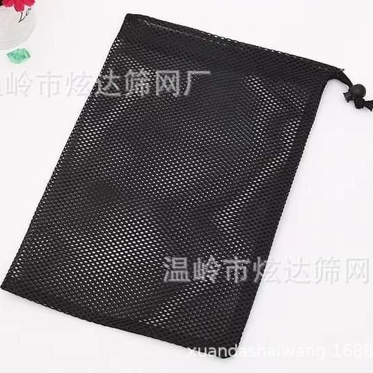 Thickened Polyester Drawstring Net Bag Mouth Closure Net Pocket Rope Handle Bag Drawstring Cloth Packaging