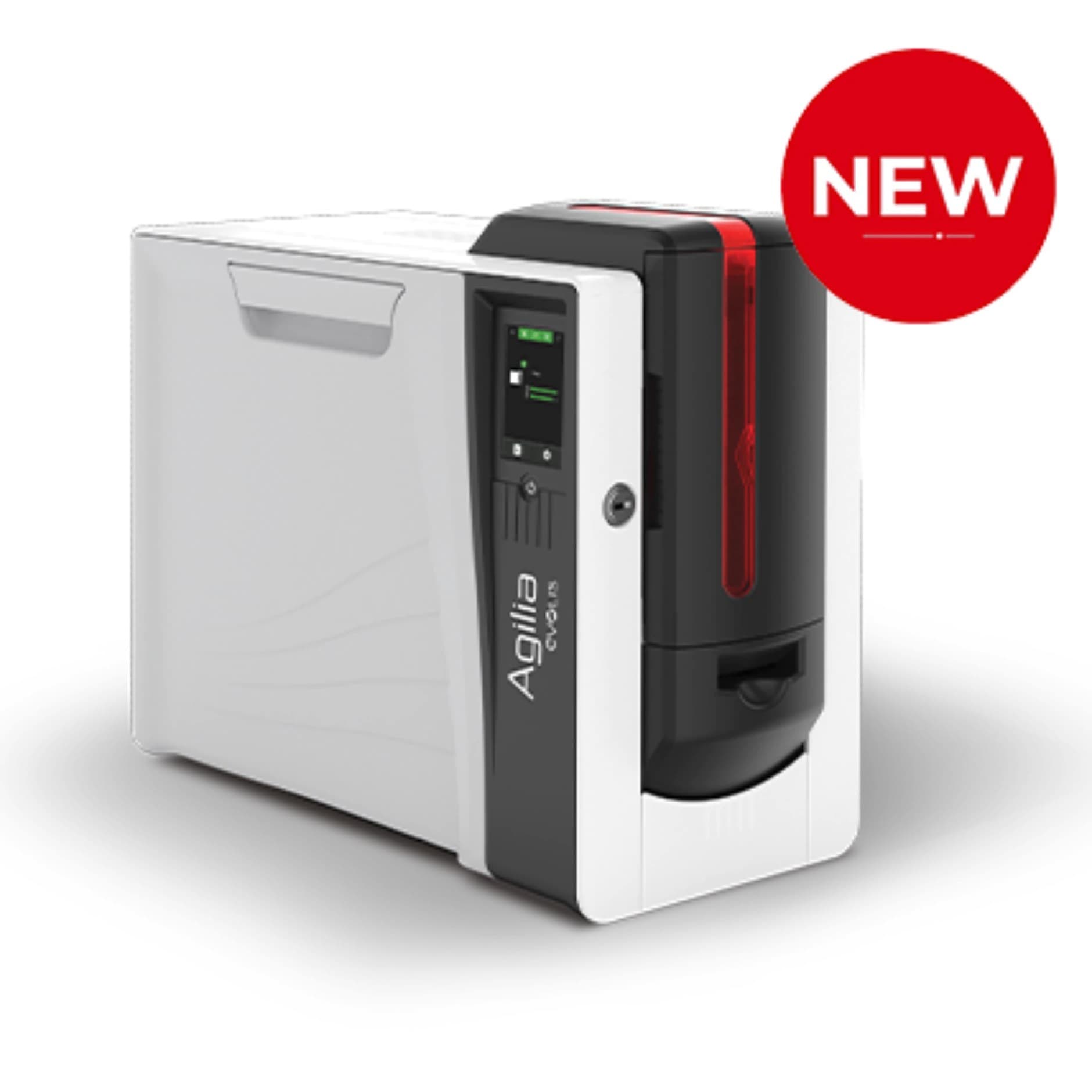 Evolis Agilia dye-sublimation ID card printer 600dpi, work ID, driver's license, transit card