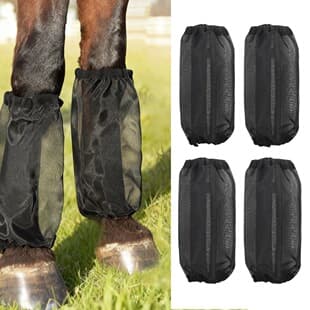 Horse Leg Wraps Mosquito Proof Nylon Horse Leggings Four-Piece Set Fly Proof Breathable Mesh