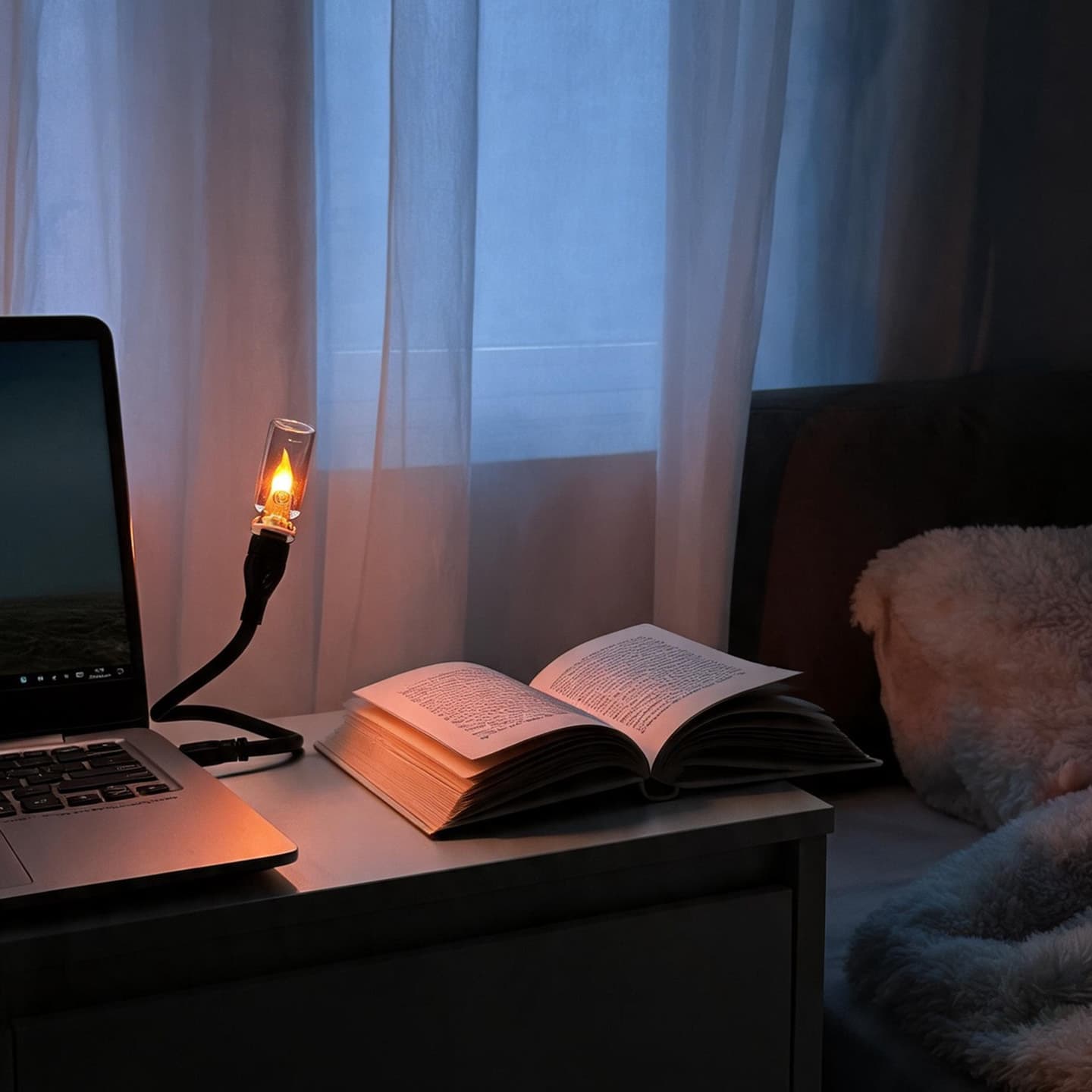 Cross-border Best-selling LED Simulated Flame Light USB Touch Control Candle Night Light Creative Ambient Decorative Light Wholesale