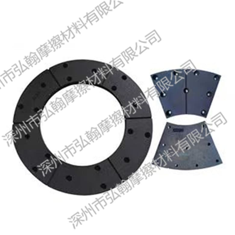 Oil drilling rig brake pad manufacturer, production of BrakeZJ30 (BB12) brake pads.