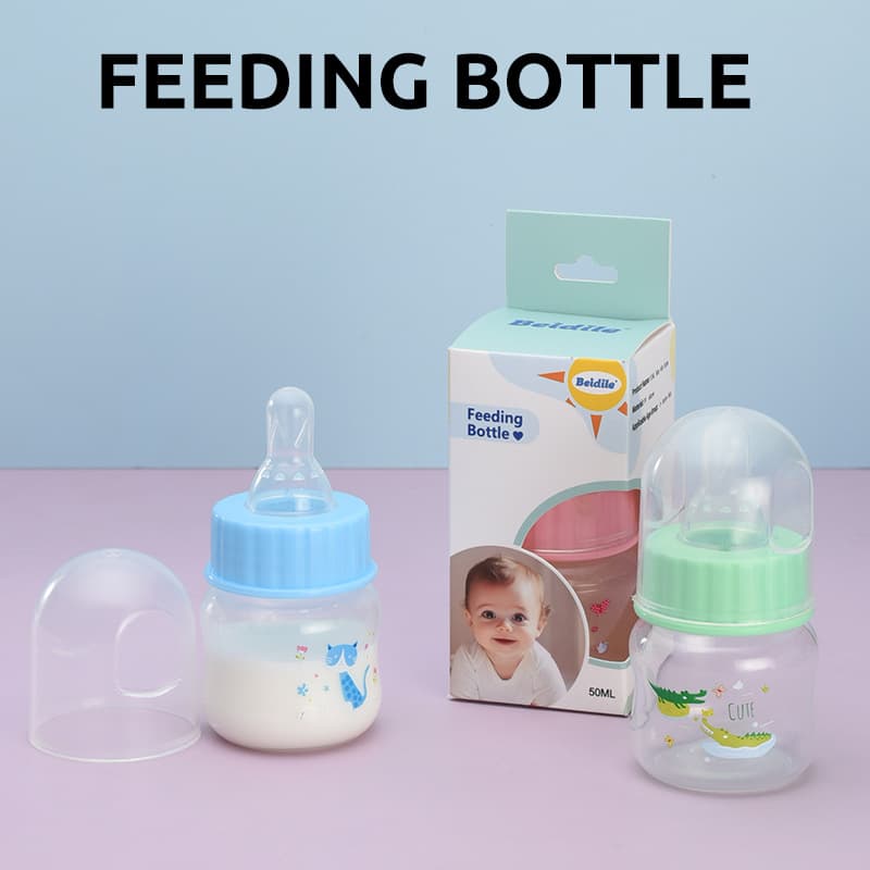 Direct supply from the manufacturer: 50ml standard neck bottles for newborns, horizontal and drop-resistant, also suitable as pet bottles for mother and baby products.