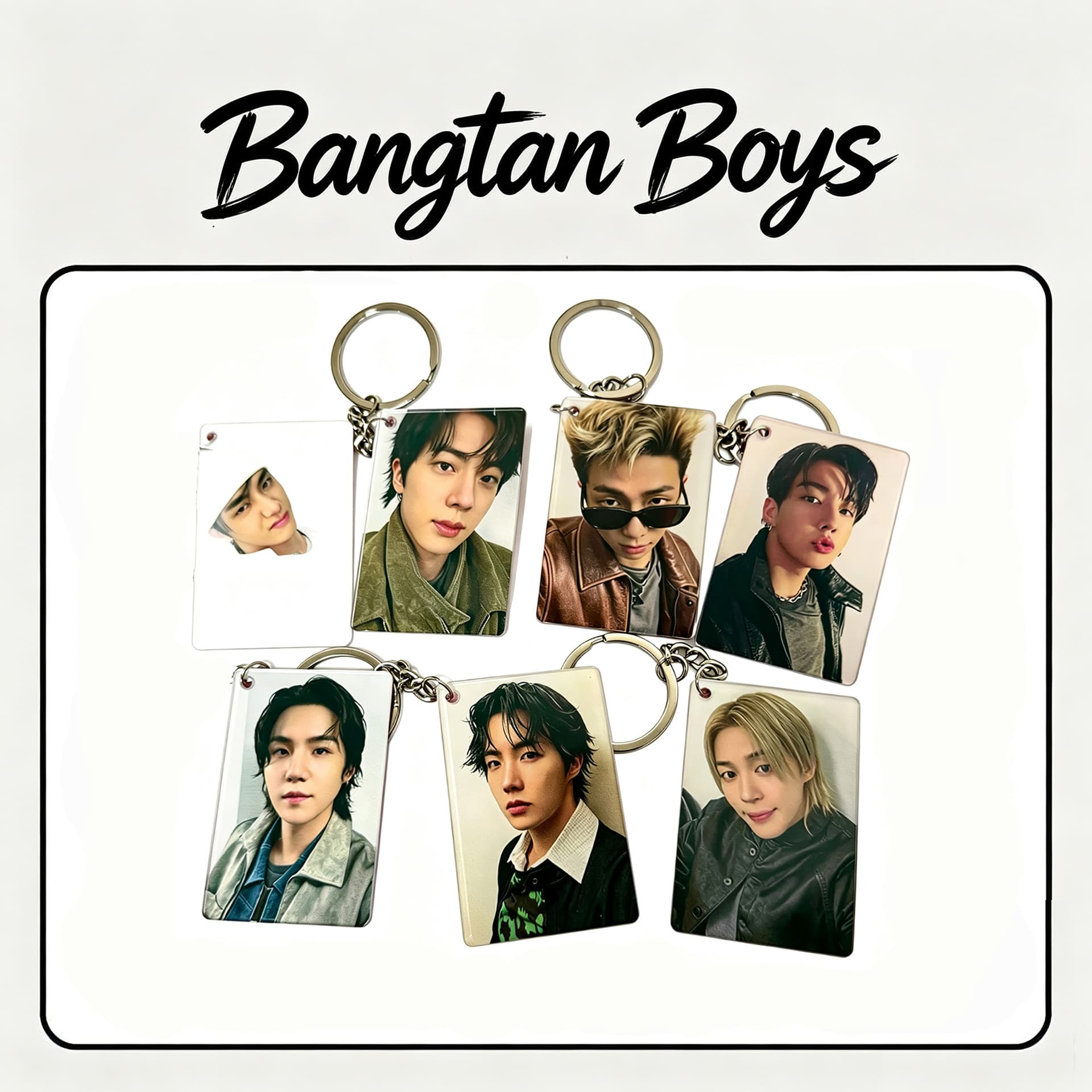 BTS Keychain Pendant New Backpack Charm Cross-border Pinduoduo