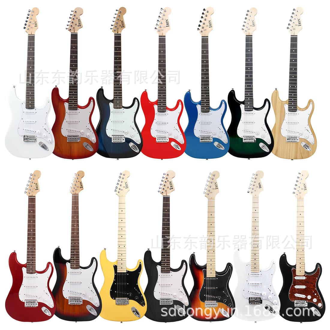 Cross-border bestseller; factory wholesale electric guitar ST classic model 22-fret electric guitar set