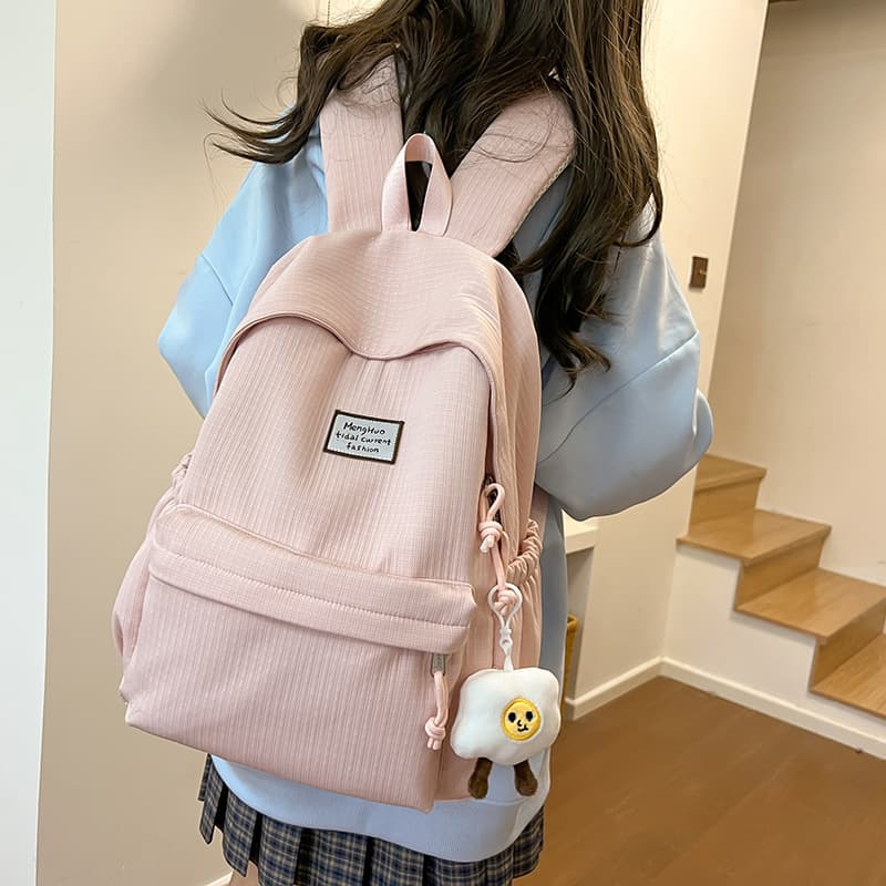 High-looking schoolbag female Korean version ins college Fengruiying small fresh primary and secondary school students 3-5 grade lightweight backpack