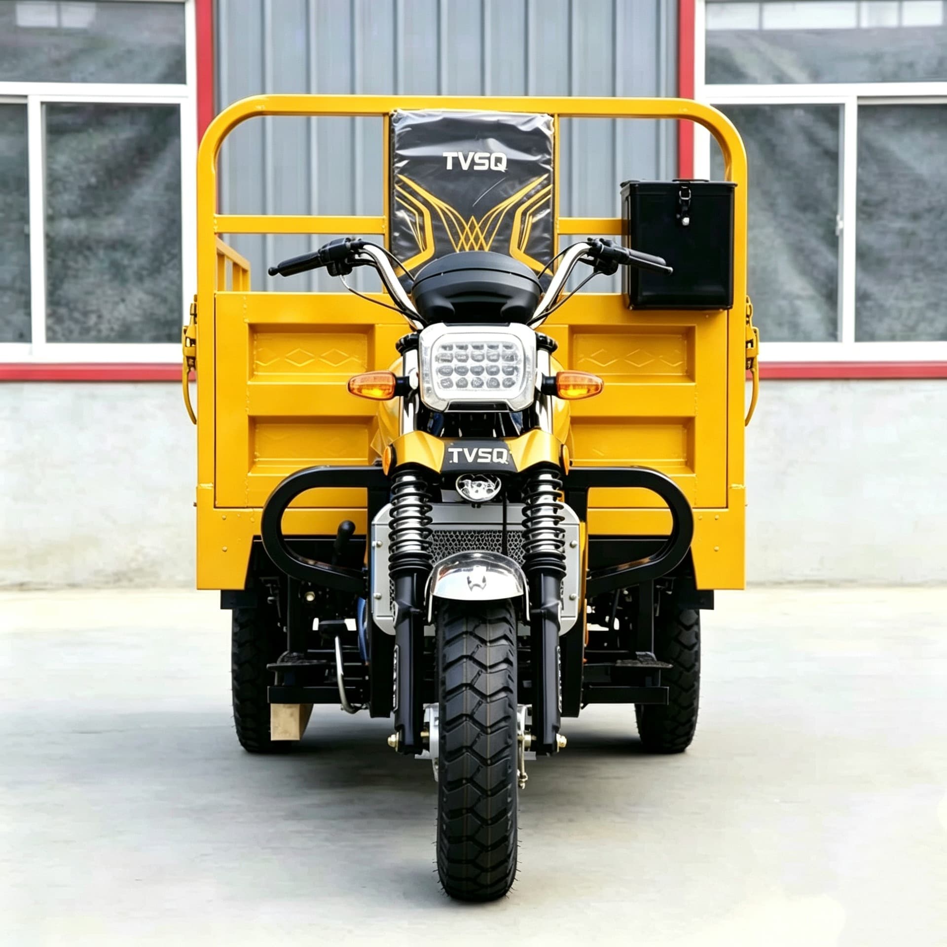 Cross-Border Gasoline Three-Wheeled Motorcycle Freight Agricultural Fuel Tricycle Durable Fuel-Saving Export to Southeast Asia