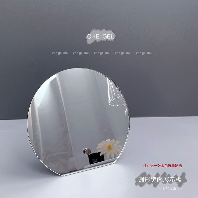 Japanese-Style Nail Art Clear Acrylic Display Color Board Nail Polish Gel Display Stand Irregular High-Transparency Color Card Sample Frame