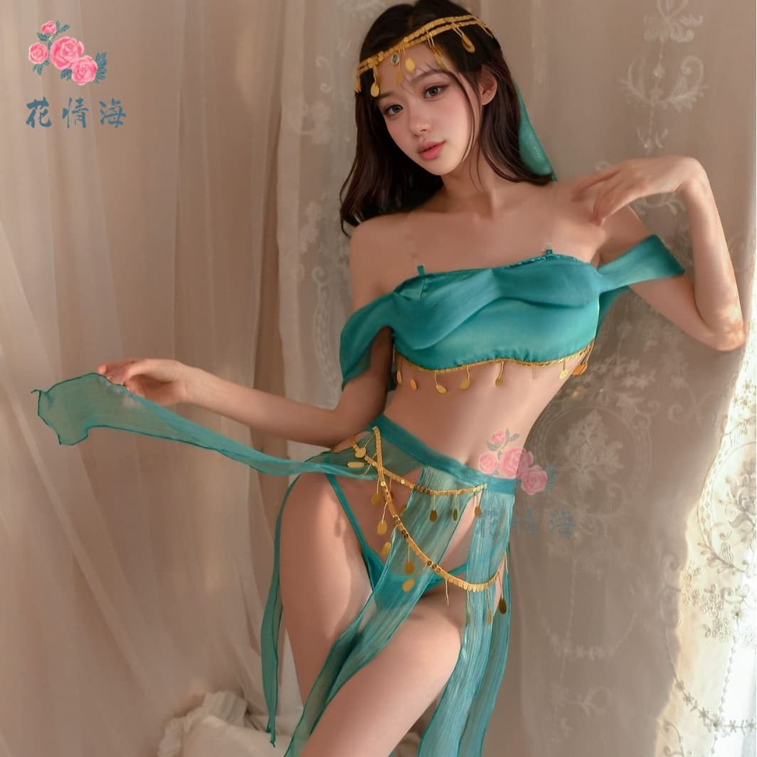 Huaqinghai sexy lingerie, sexy Dunhuang flying dancer, western style, ancient style, Hanfu, pure lust style suit A582