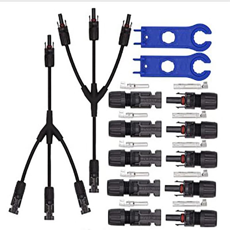 Baoman MC4 Photovoltaic Connector Set Solar Panel Connector Kit Copper Core Transmitter for Renewable Energy
