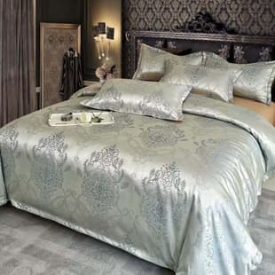 Sales Meeting Gift Video Jacquard Four-Piece Bedding Set