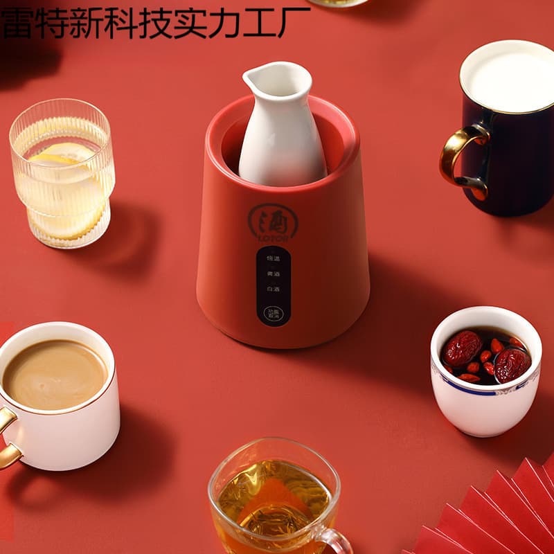 Plug-in Smart Constant Temperature Warmer for White and Yellow Rice Wine, Home Wine Heating Appliance, Default Option China Lurong