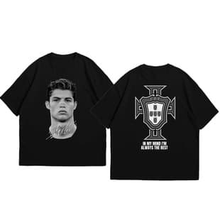 New Arrival Men's T-Shirt T-Shirt Graphic T-Shirt Men Cristiano Ronaldo Football Superstar