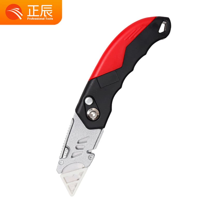 Manufacturer supplies industrial-grade zinc alloy multi-angle heavy-duty utility knife for unboxing cable stripping and folding utility knife