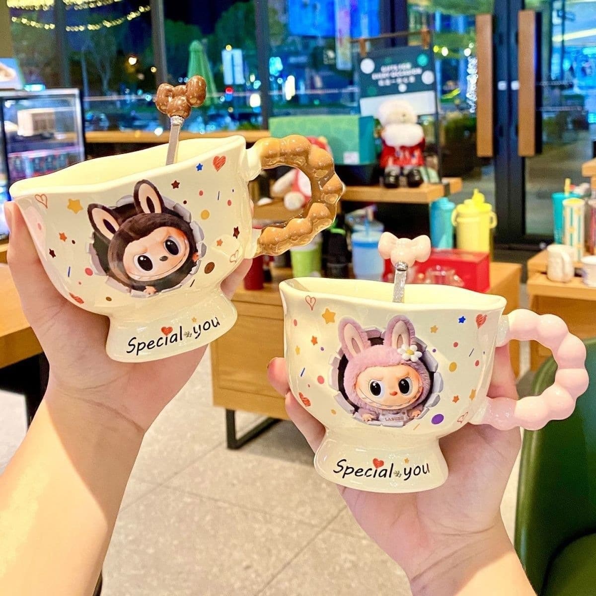 Bubu mug bubu cup high-looking ceramic girl couple birthday gift water cup companion gift cartoon