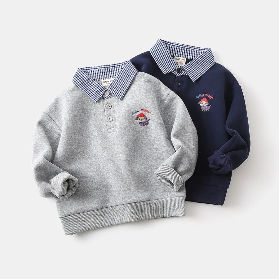2026 New Spring Kids Boys Hoodie Children's Fake Two-Piece Fashion Hoodie Baby Autumn Top Dropshipping