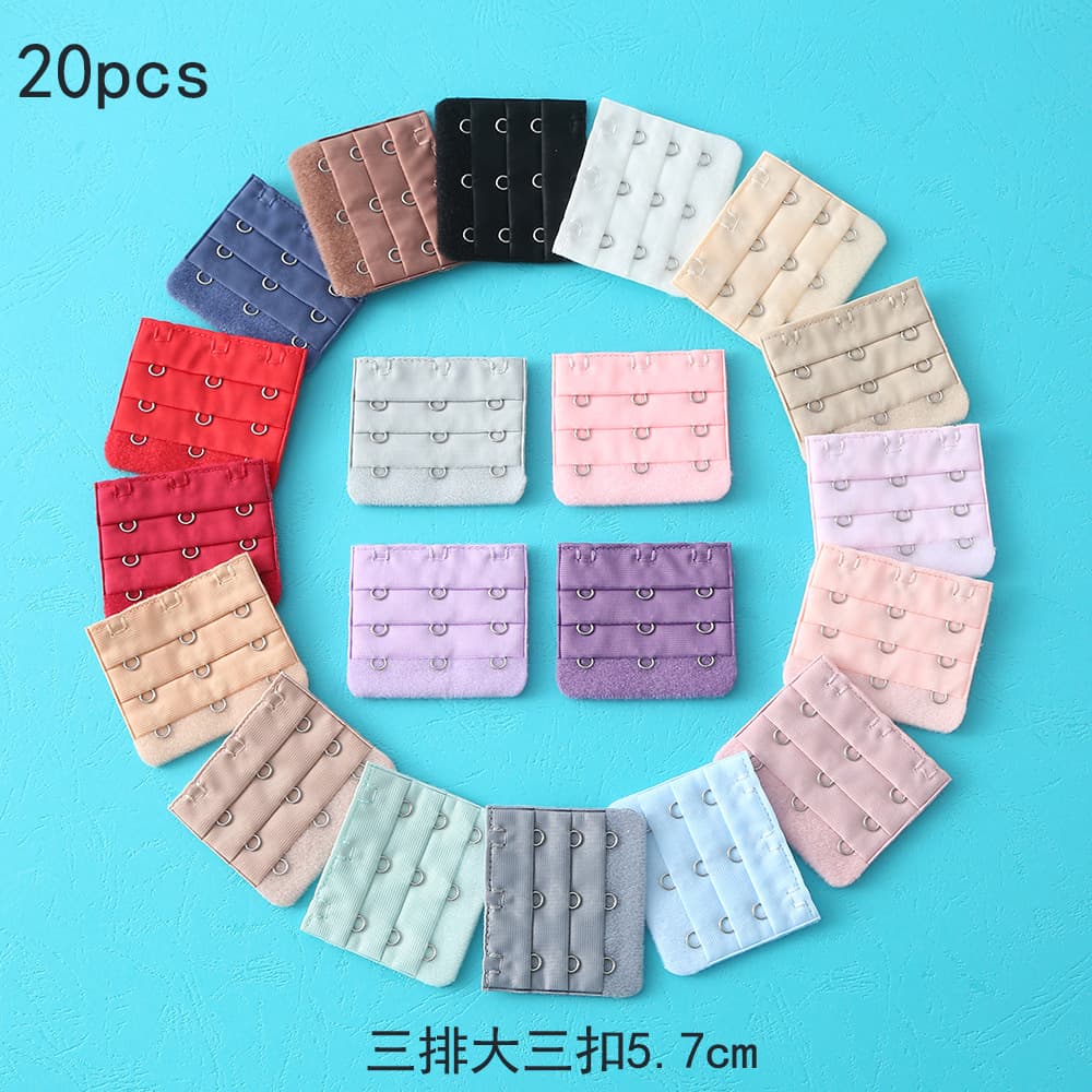 Cross-border Colorful Bra Extender Multi-Spec Bra Extension Clasp Bra Buckle Underwear Extension Clasp Wholesale