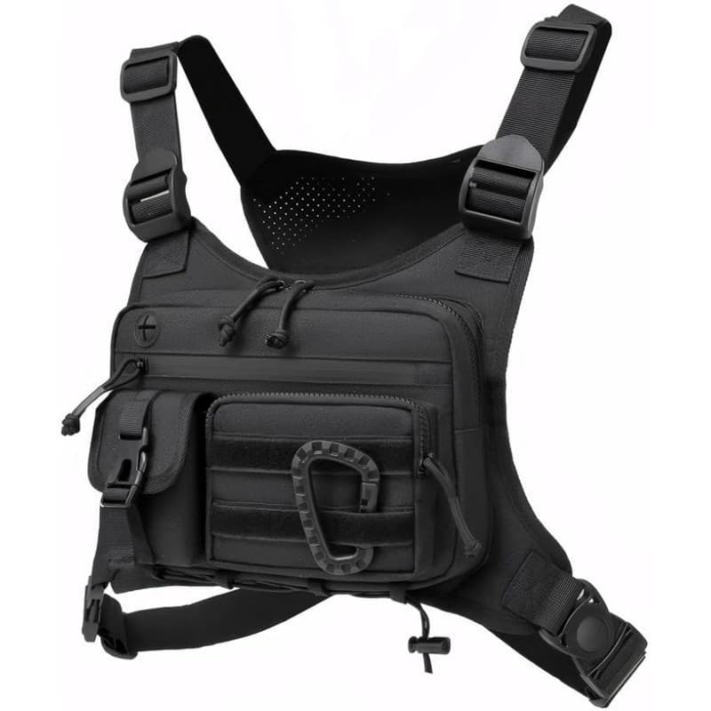 Factory Direct Cross-Border Outdoor Travel Chest Bag Outdoor Tactical Chest Bag Camouflage Running Sports Chest Bag Men's Chest