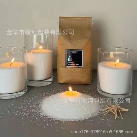 Cross-border 1kg bag of colored wax sand soy wax paraffin scented candle smoke-free environmentally friendly diy handmade materials /