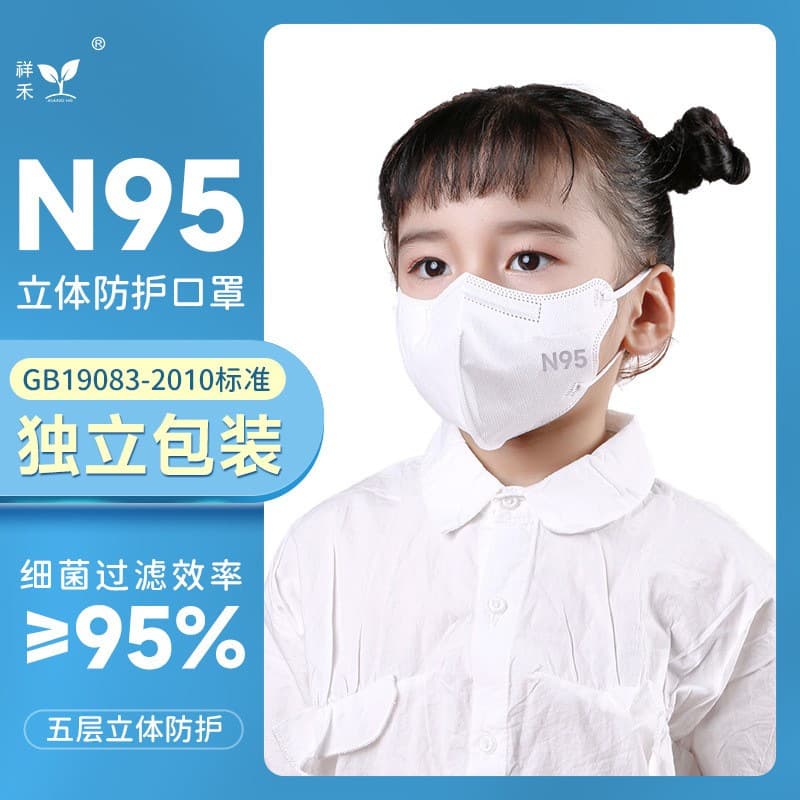 N95 Masks, Medical Grade, Individually Packaged Wholesale, Sterilized Protection, 3D Earloop Style, Disposable Masks