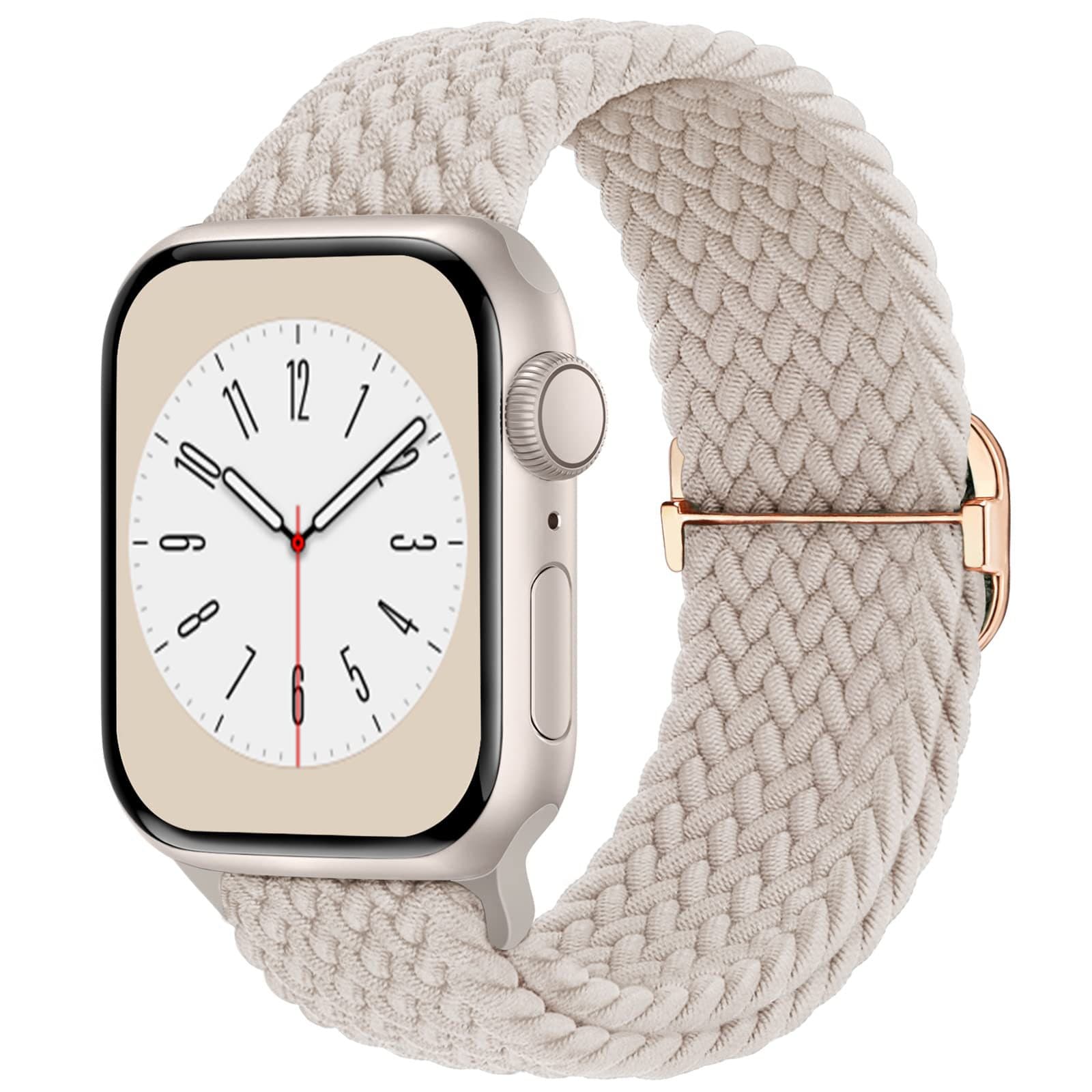 Nylon braided watch band for Apple Watch (7891011 Ultra Slide Buckle)
