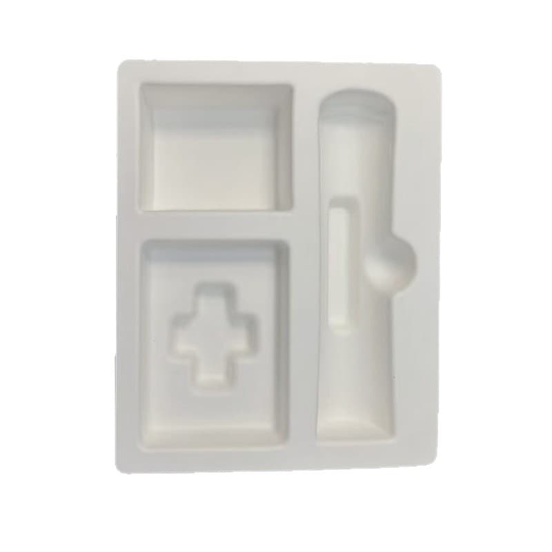 Wholesale Custom-Made Pulp Molded Wet-Pressed Digital Electronic Paper Trays, Custom-Made Inner Liners, White Pulp Packaging Inner Trays, Paper Plastic