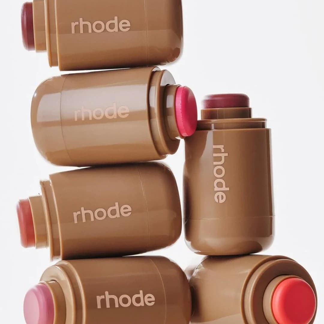 Cross-border Rhode Skin New Product Blush Stick Hailey Piggy/Freckle Lip and Cheek Dual-Use Blush