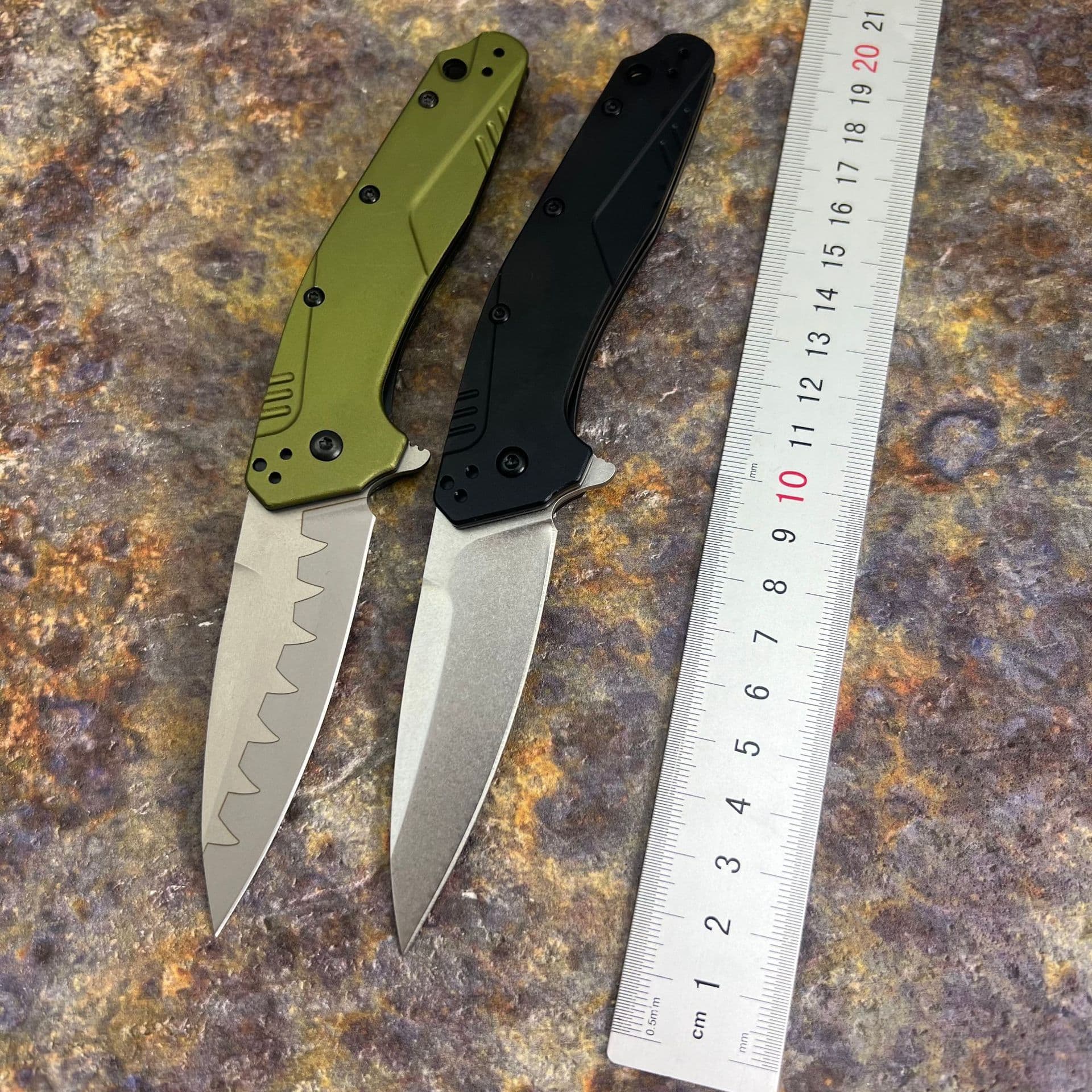 Cross-border Card Show 1812 Folding Knife Outdoor Portable EDC Multi-function Folding Knife Home Sharp Fruit Knife In Stock