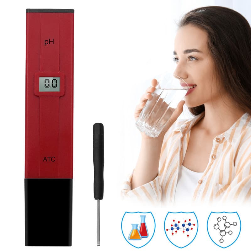 Hot-Selling Export pH Meter, Household/Industrial pH Tester Pen, Portable Water Quality Analyzer with Drop Shipping