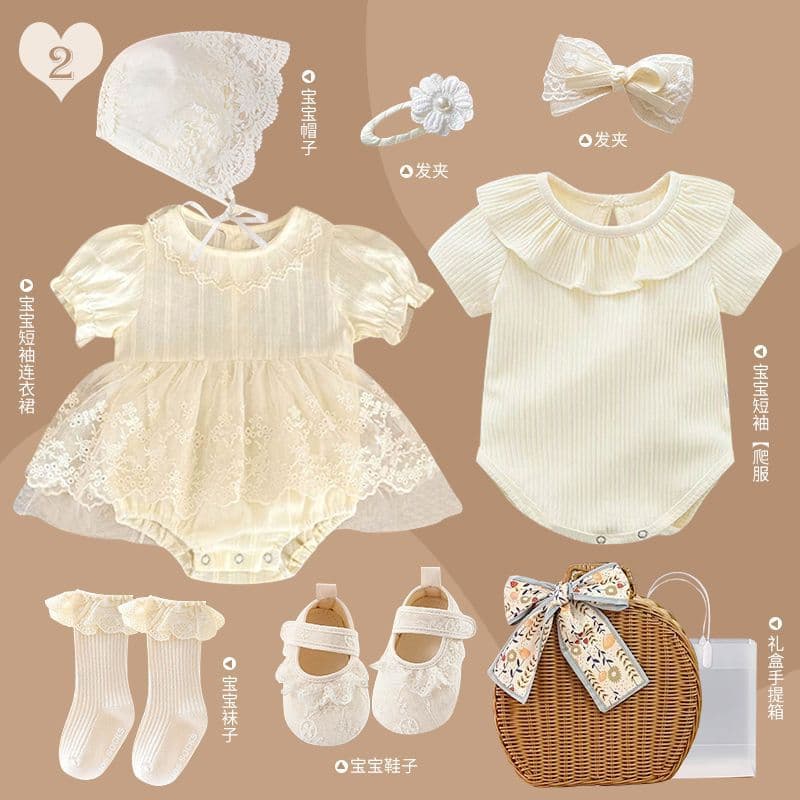 Spring/Autumn Thin Breathable Cotton Baby Girl Clothing Set Newborn Baby Gift Box Gift for Boys