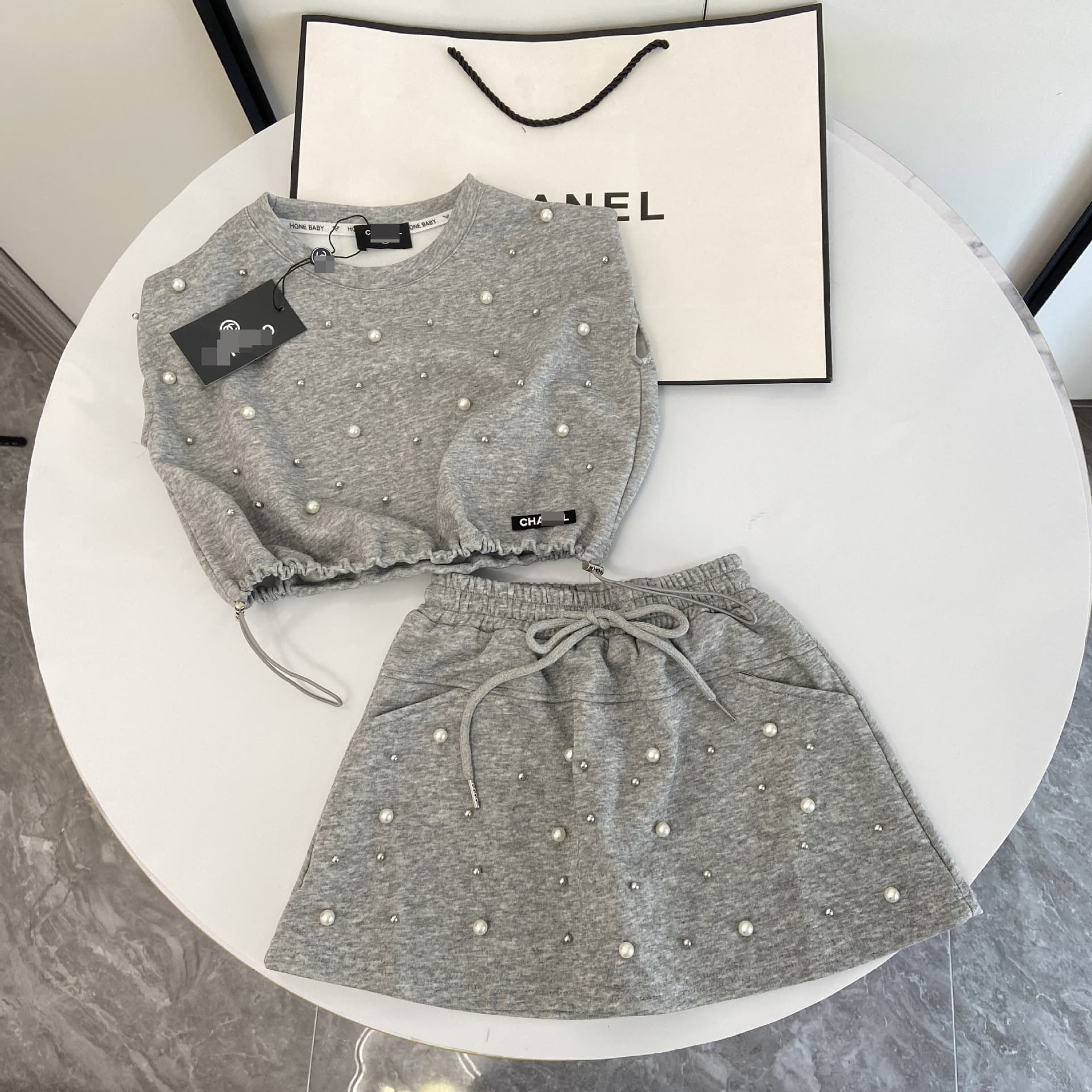 Girls Summer Trendy Sleeveless Top Skirt Set 2025 New Girls Summer Little Fragrance Style Girls 2-Piece Set