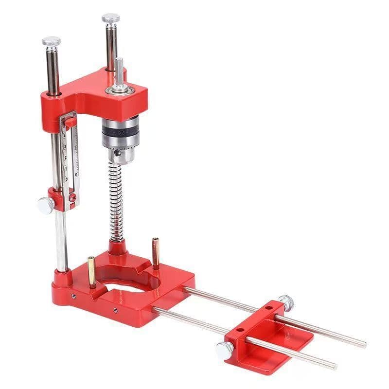 Multifunctional Hand Drill Stand, Convert Drill into Mini Bench Drill, Portable Drilling Woodworking Positioning Tool Accessory