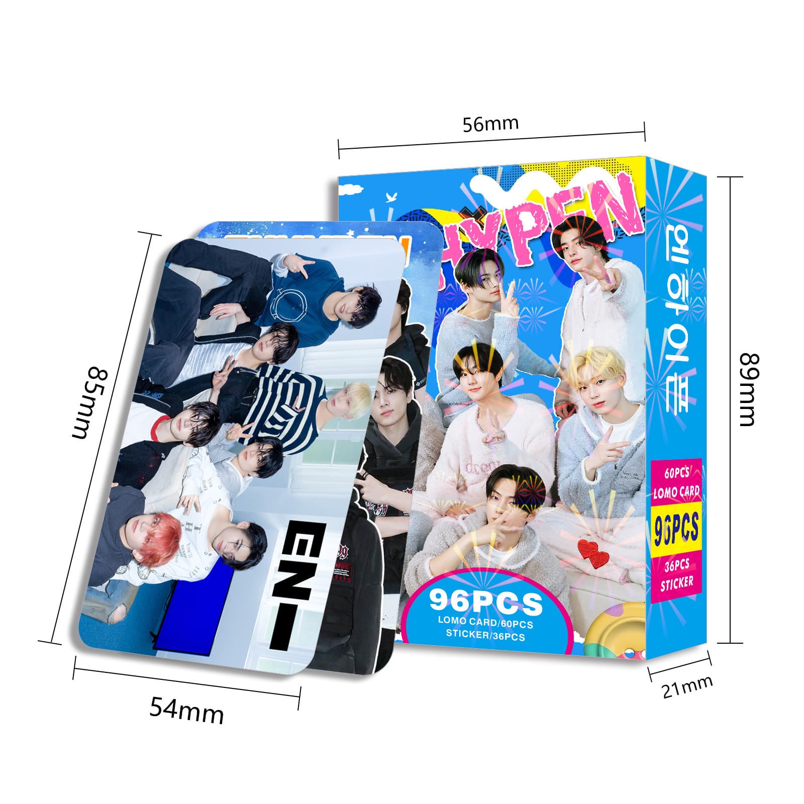 Cross-Border Exclusive Supply of 96 E-Tour Cards, Fan Support Photo Cards, Kpop Star Collectible Cards, and Lomo Mini Cards