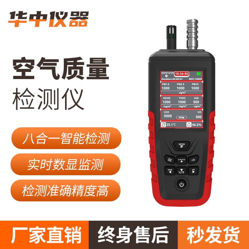 Home Gas Detector with Data Logging and Computer Export for Air Quality CO Meter