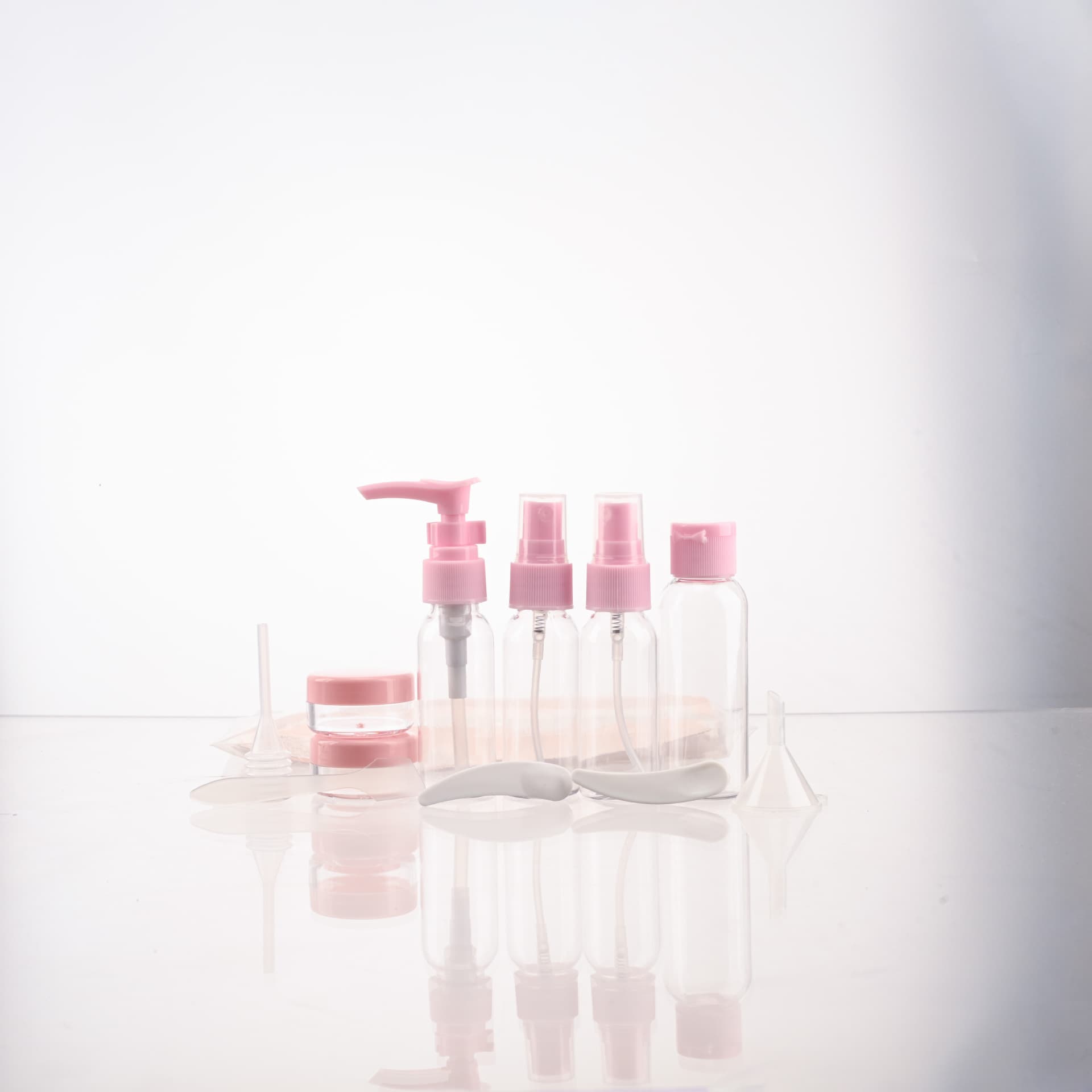 Travel Bottle Set Spray Bottle Travel Kit Sample Bottles Portable Skincare Refillable Cosmetic Empty Bottles Sprayer