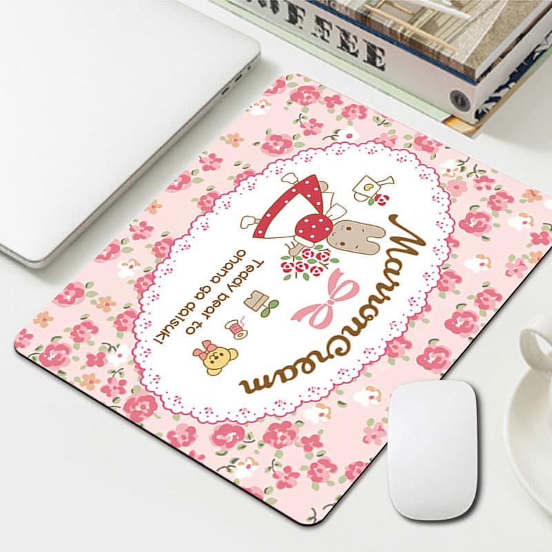 Cute E-Sports Game Rubber Anti-Slip Jasmine Rabbit MARRON CREAM Japanese Cartoon Anime Small Mouse Pad
