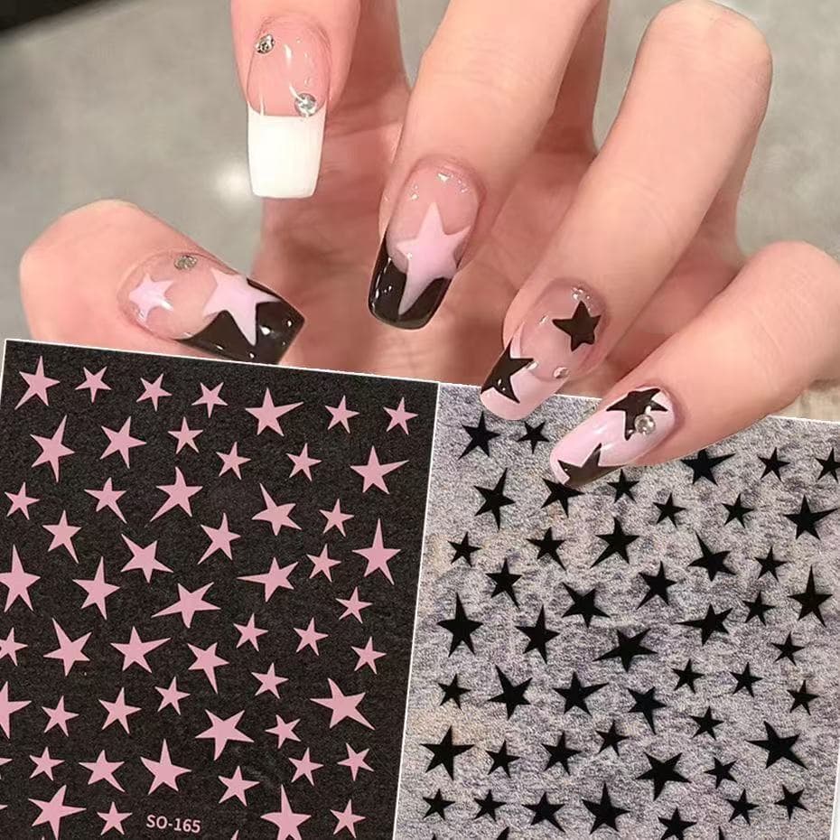Dopamine Jelly Heart Nail Art Stickers Ins Summer Jelly Jelly Beans Funny Transparent Stickers