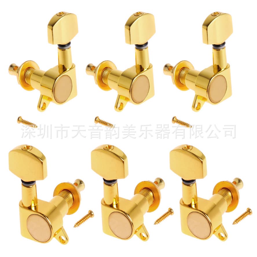 Guitar Parts Acoustic Guitar Tuning Pegs Sealed Electric Guitar String Pegs Tuning Knobs String Winder