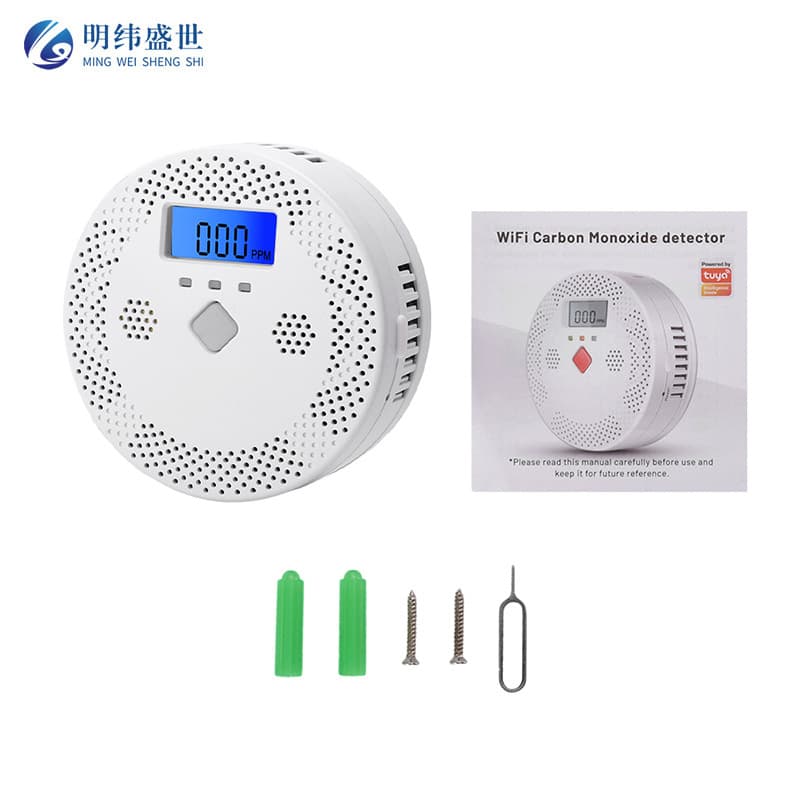 Carbon Monoxide Alarm for Kitchen and Home Use with LCD Display for CO Gas Concentration Detection