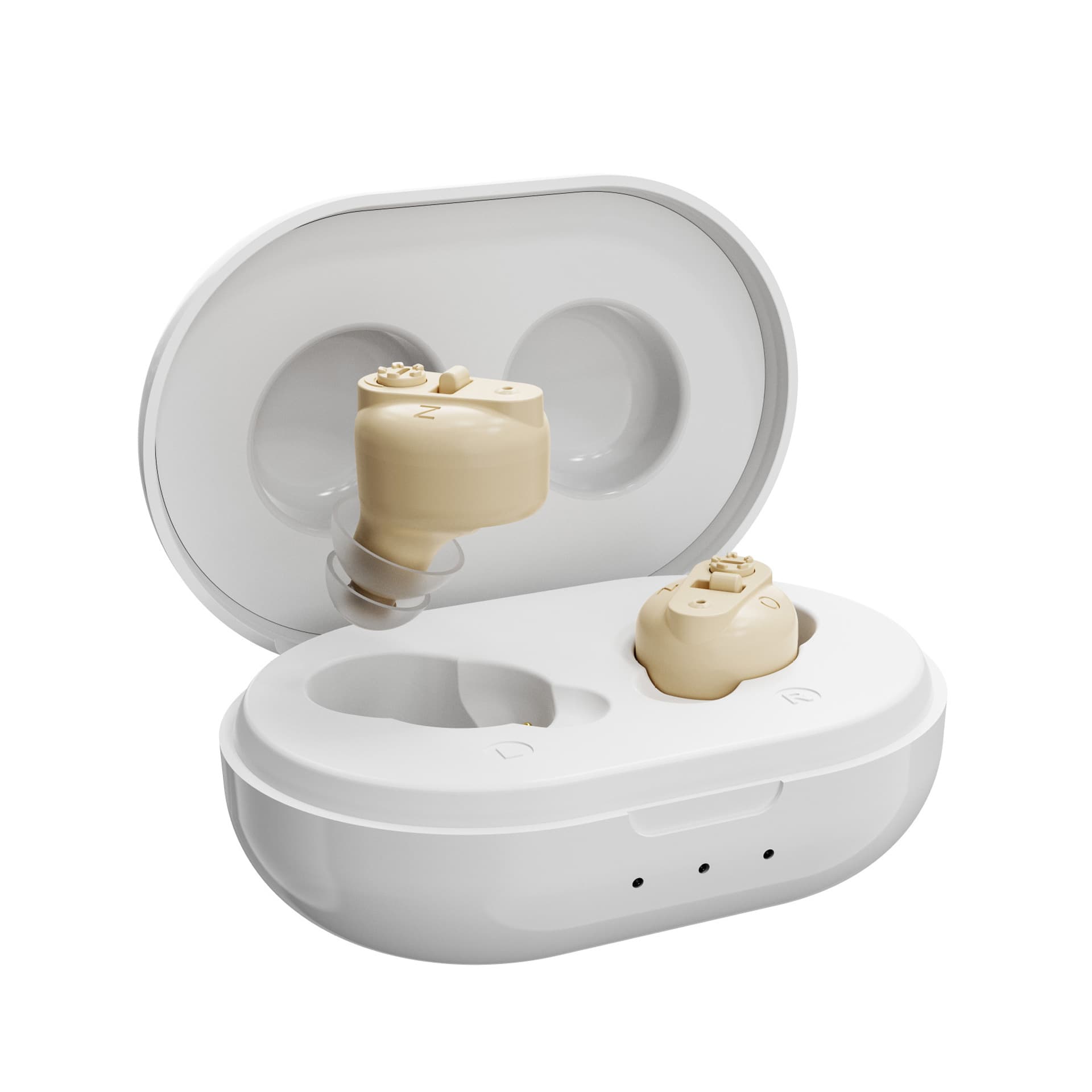 Cross-border In-ear Wireless Invisible Dual-ear Charging Case Hearing Aid for Seniors