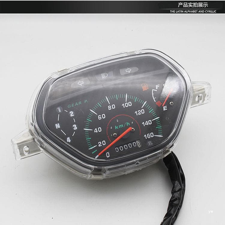 Motorcycle Dayang TBT110 Instrument Assembly, Odometer, Speedometer, Fuel Gauge, Instrument Cover Parts