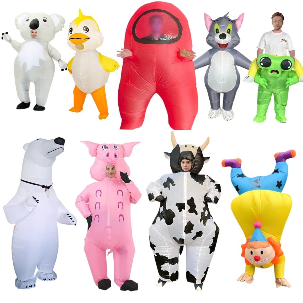 Holiday Party Pikachu Clown Cow Inflatable Suit Amazon New Foreign Trade Protective Astronaut Inflatable Suit
